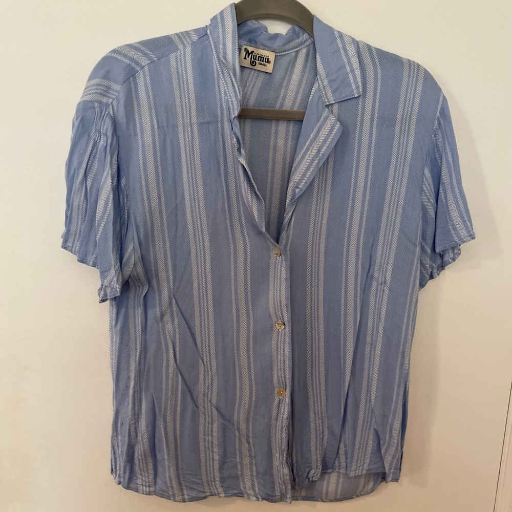 Show Me Your Mumu button down top